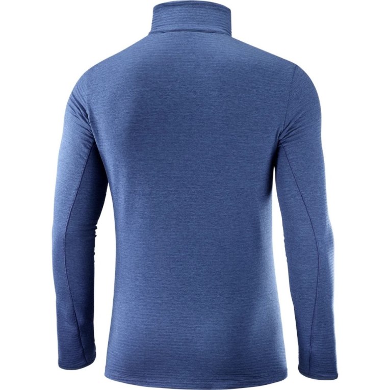 Blue Salomon Outline Half Zip Men's Sweatshirt | PH 51762R